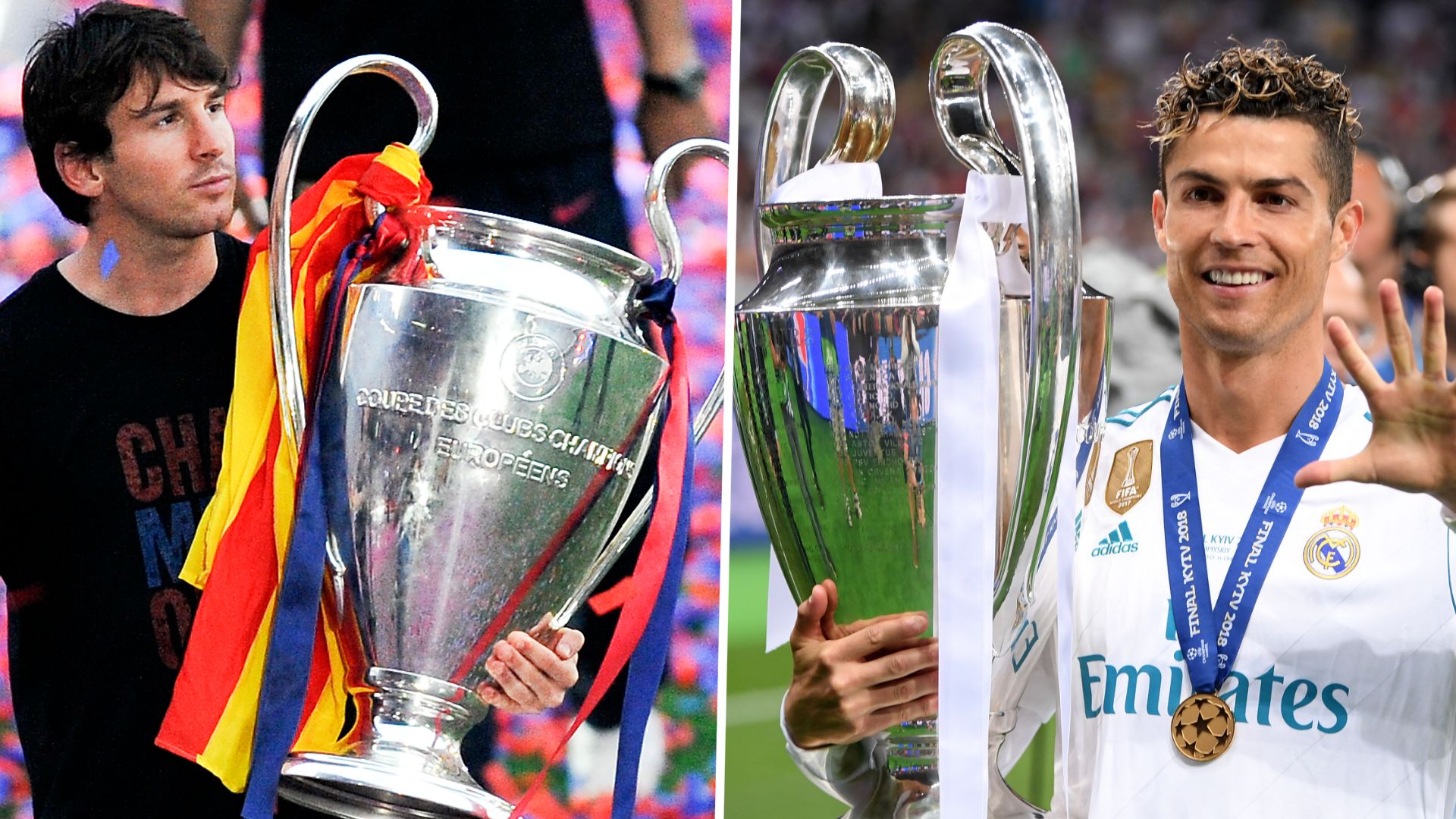 Messi y Cristiano Ronaldo GFX