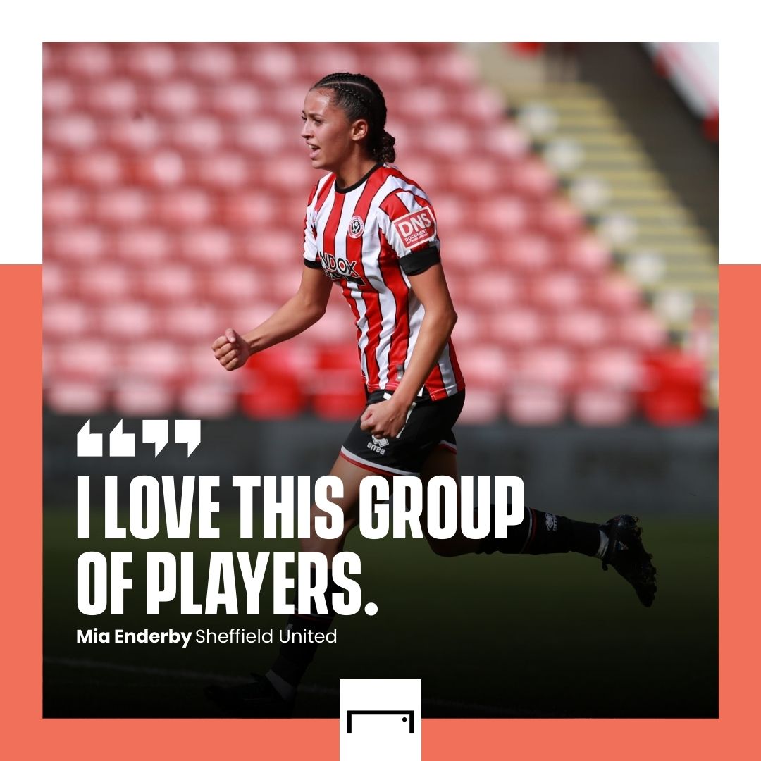 Mia Enderby Sheffield United Women quote PS 1:1