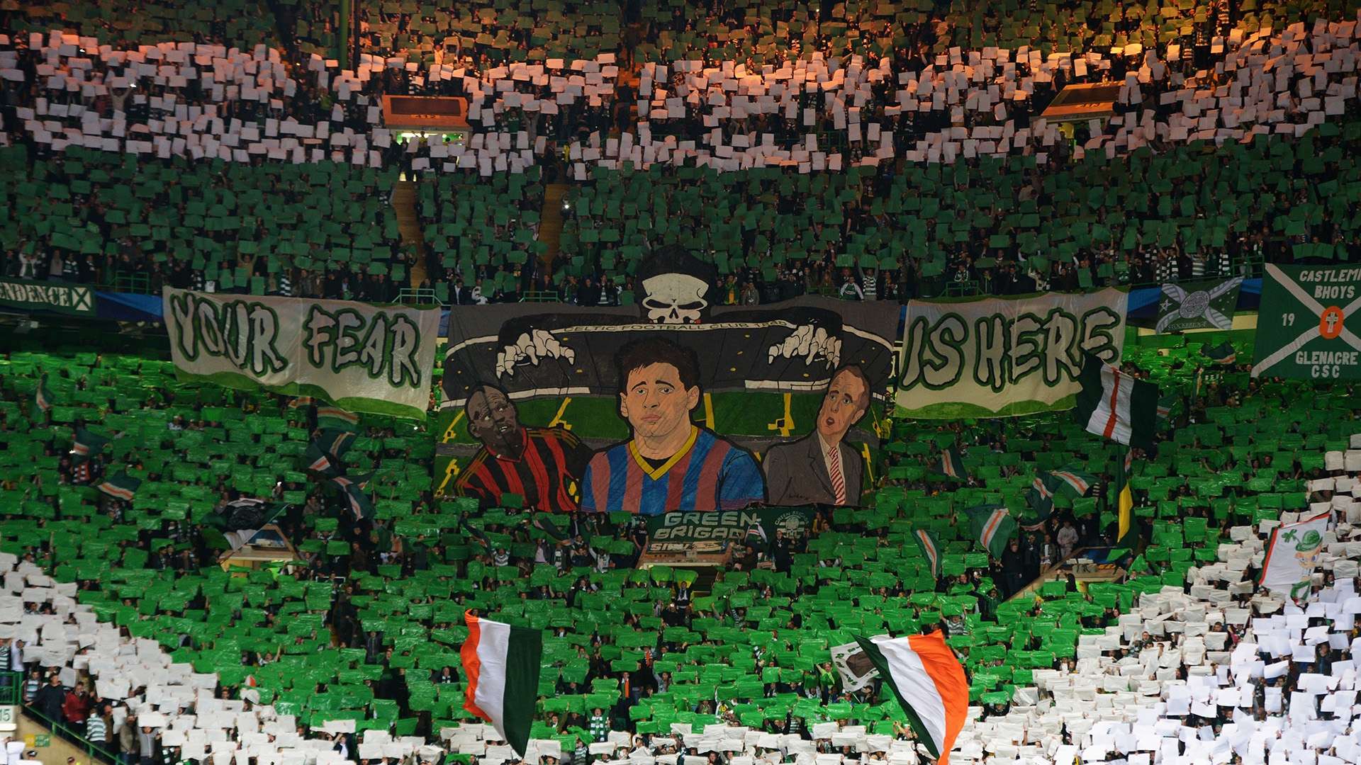 Celtic Celtic Park tifo