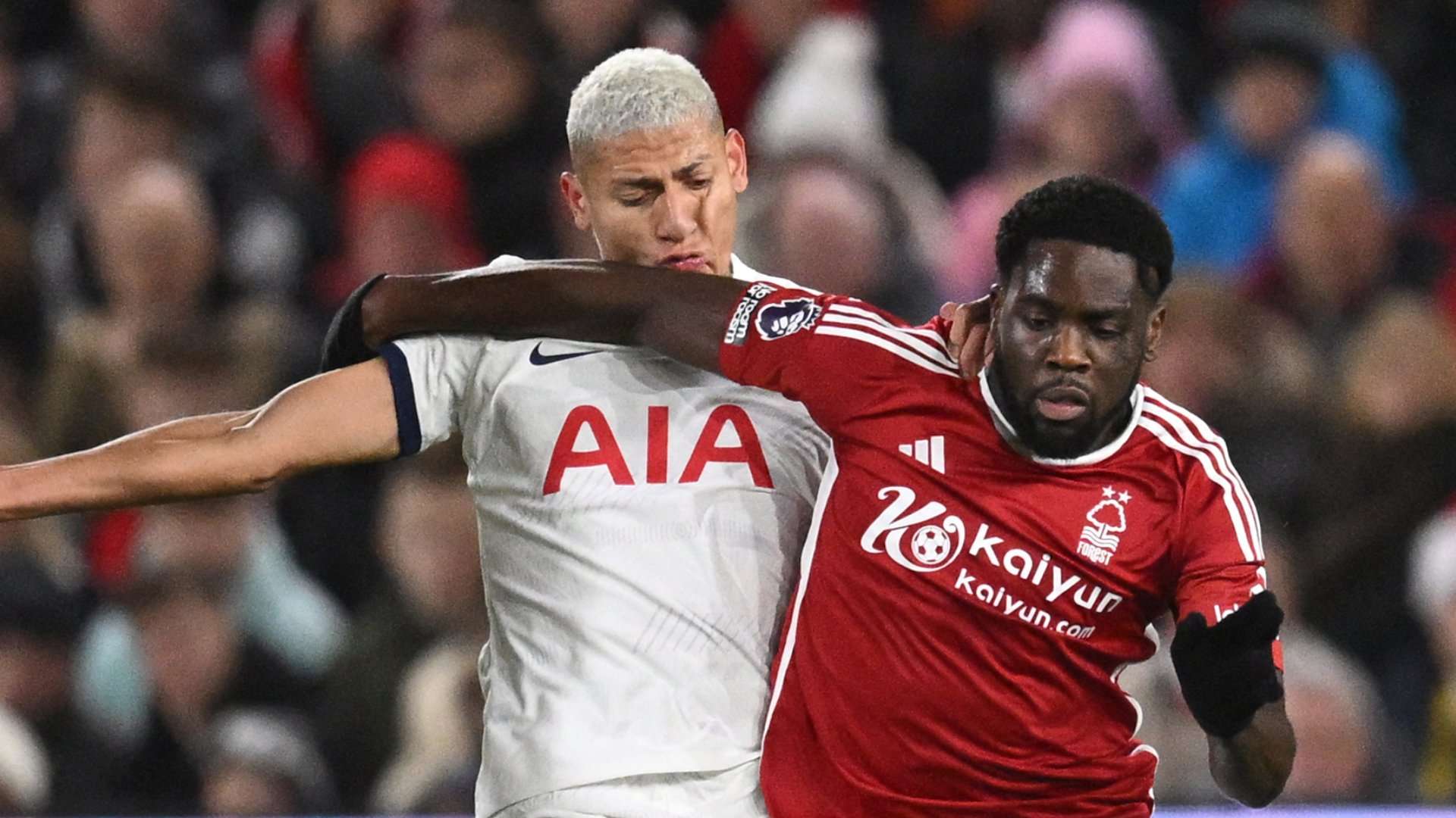 Richarlison Orel Mangala Nottingham Forest Tottenham 2023-24