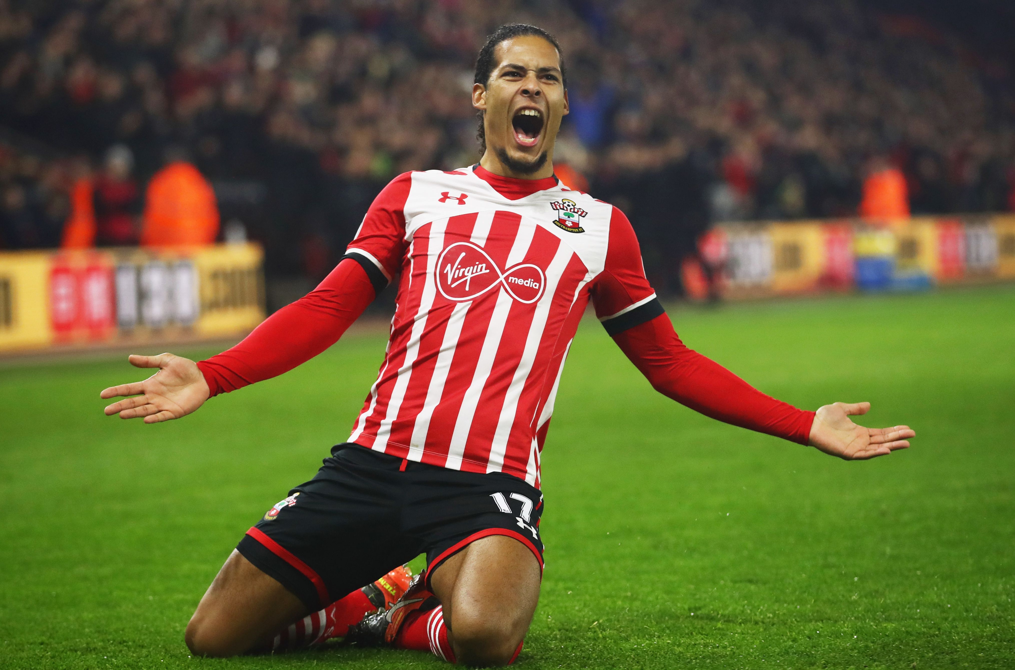 Virgil Van Dijk Southampton Tottenham Hotspur Premier League 28122016