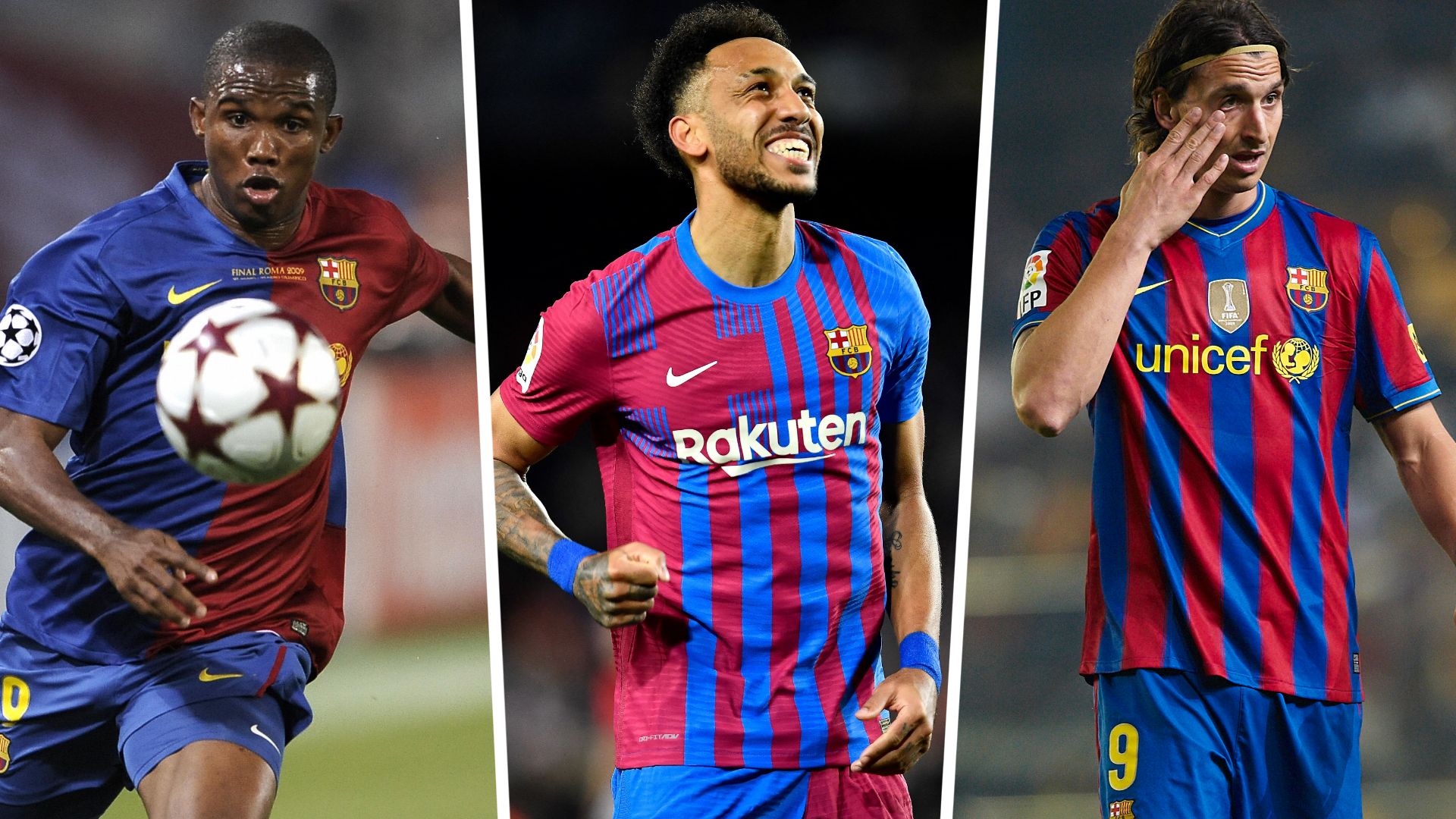 Eto Aubameyang Ibrahimovic Barcelona