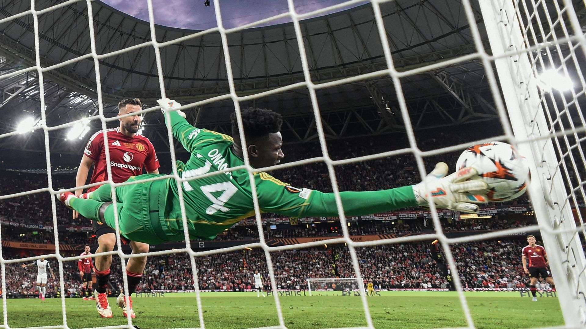 Andre Onana Tottenham Manchester United Europa League