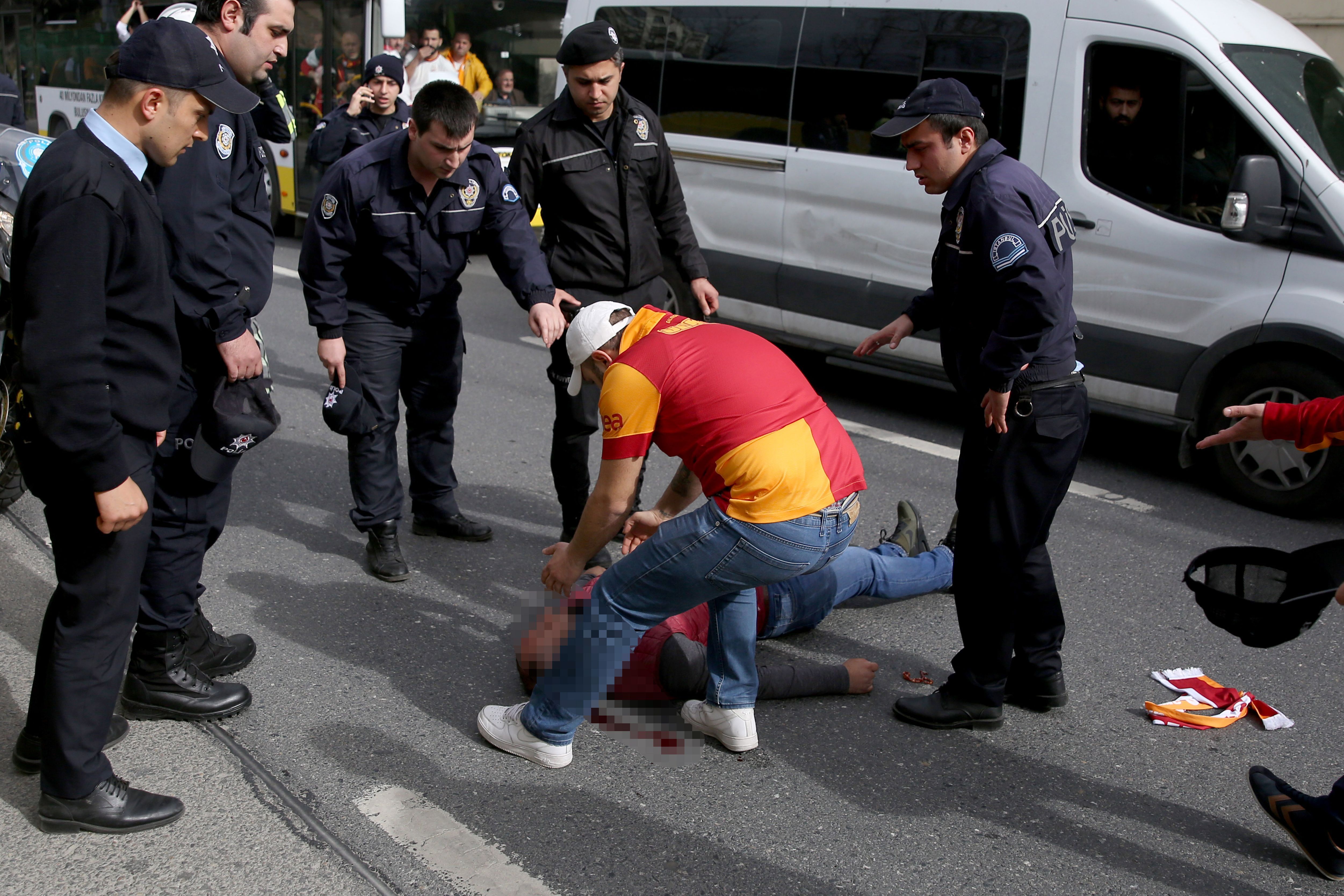 Galatasaray fan injured