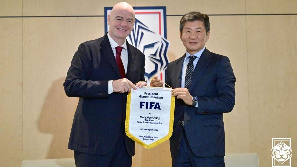 FIFA 인판티노 KFA 정몽규