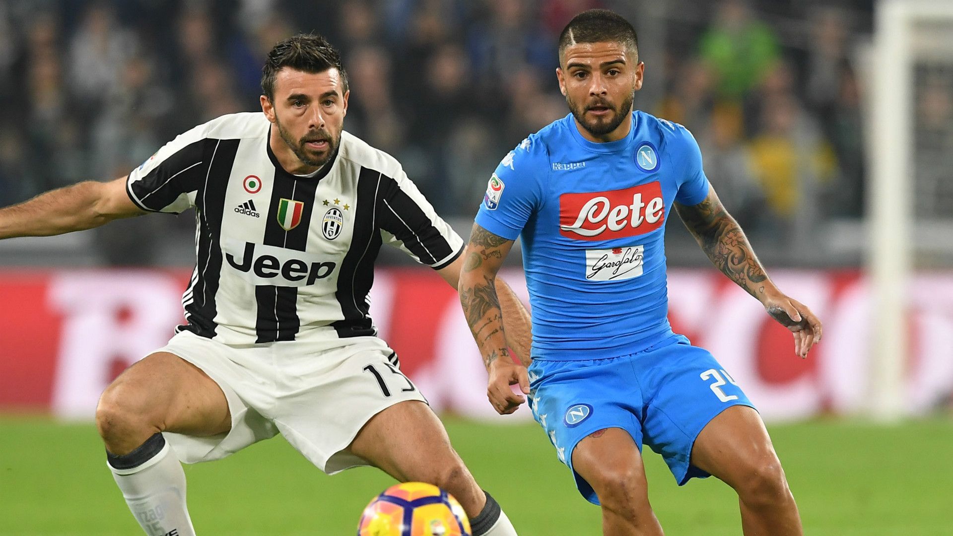 Barzagli Insigne Juventus Napoli