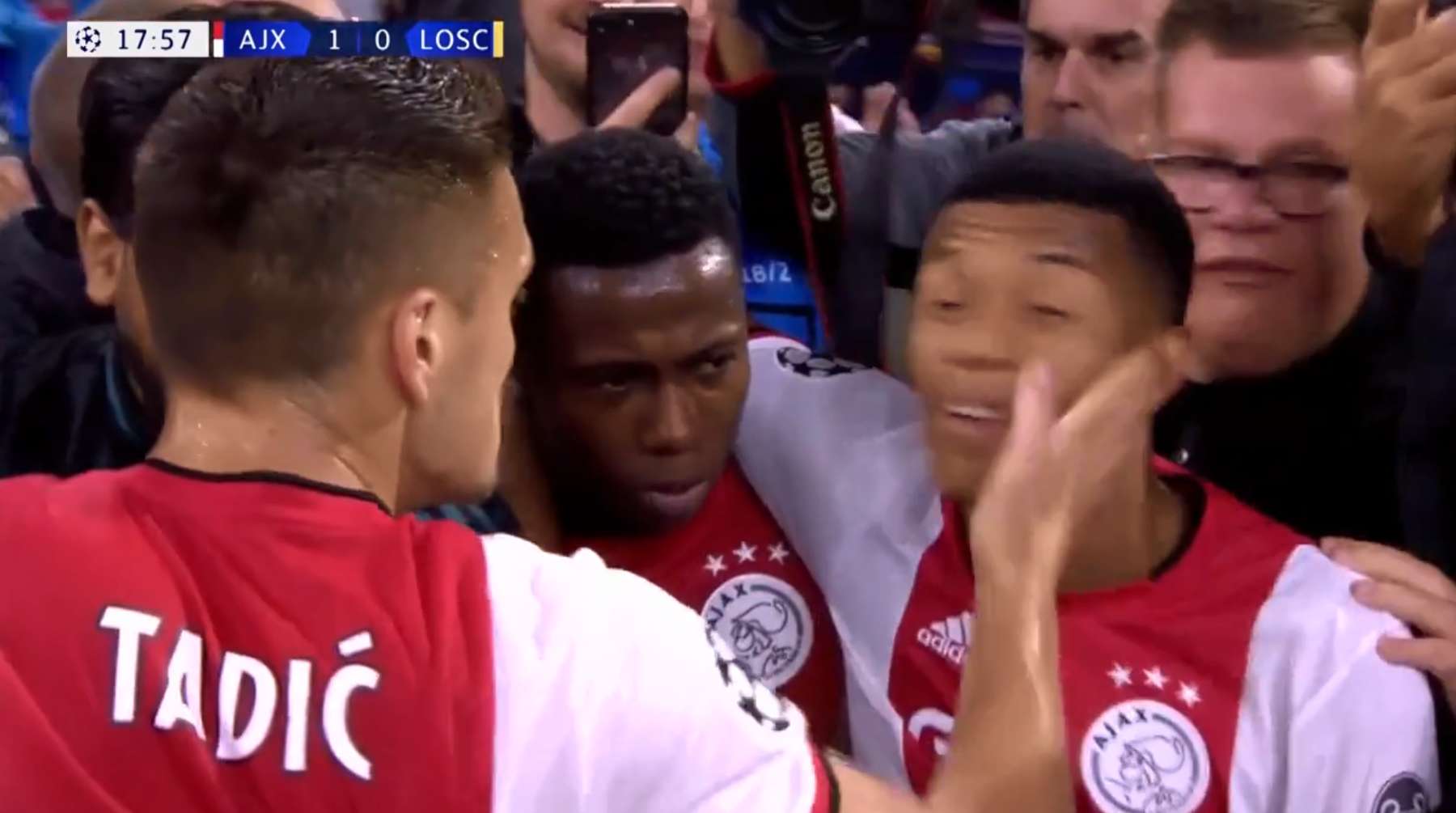 Tadic Neres Ajax Champions League 17092019