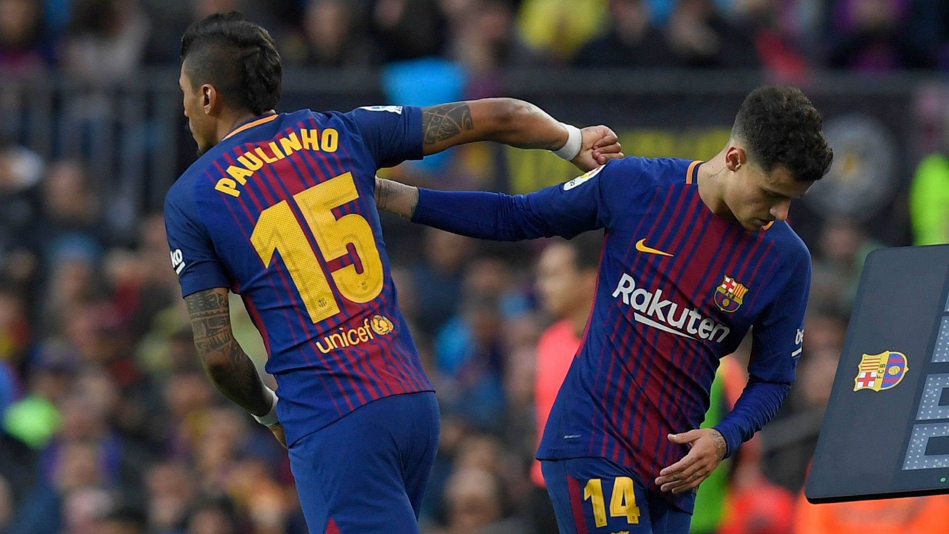 Paulinho Coutinho Barcelona 04032018