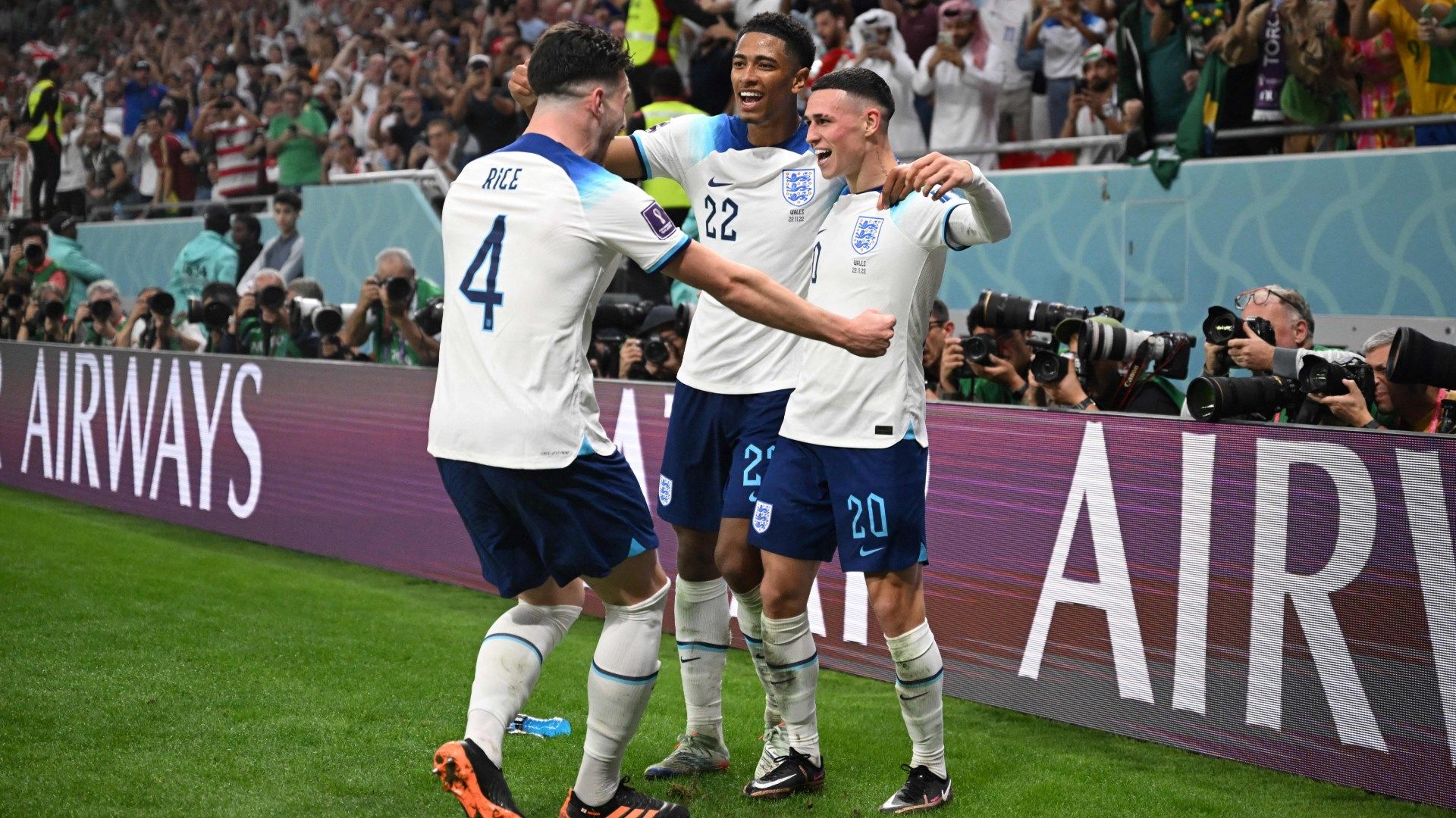 Declan Rice Jude Bellingham Phil Foden