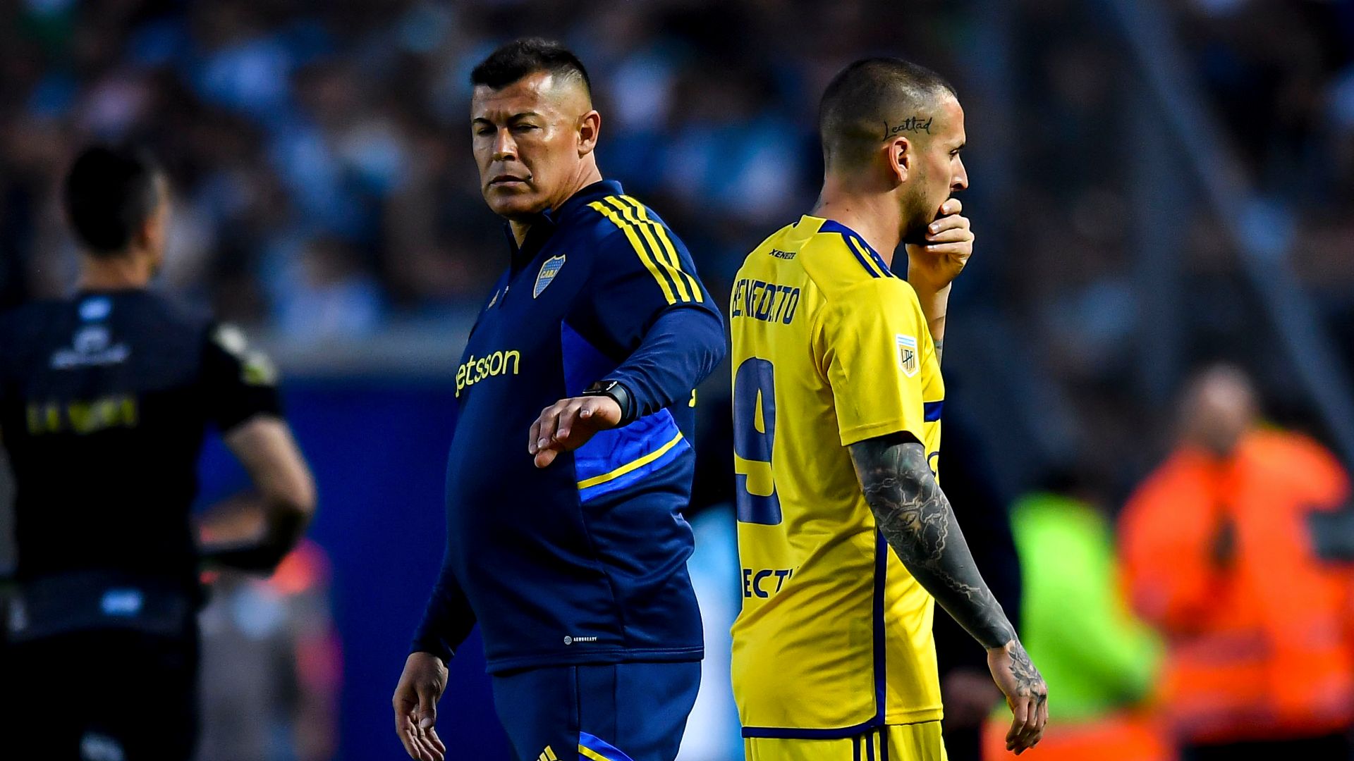Dario Benedetto Jorge Almiron Boca Racing Copa de la Liga 24102023
