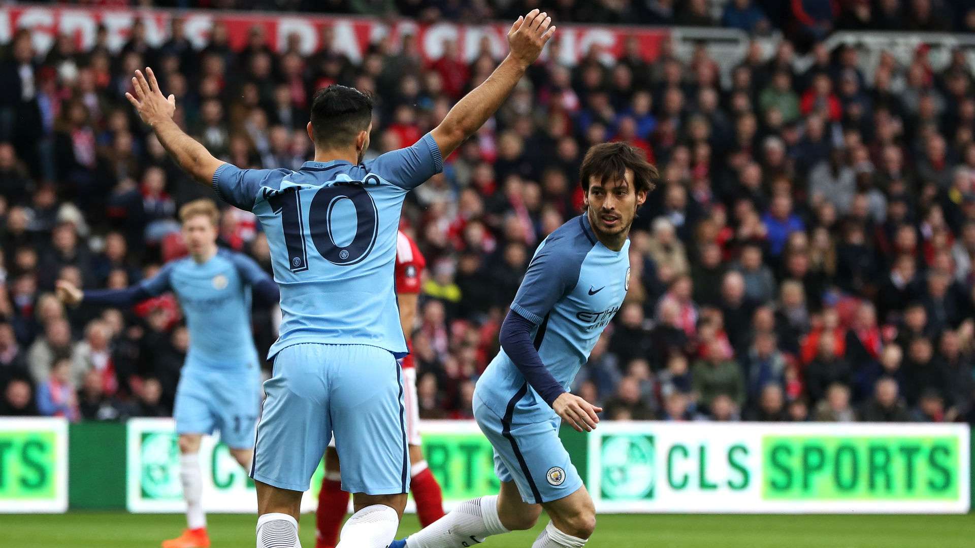 David Silva FA Cup Middlesbrough v Man City