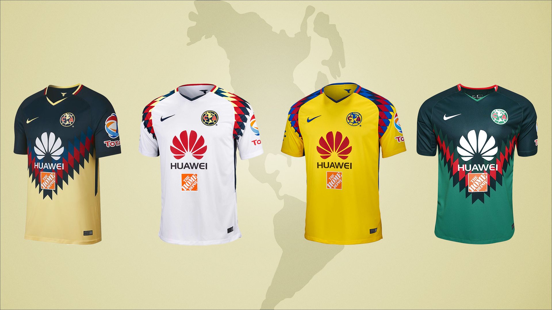 Uniformes Club América 17-18