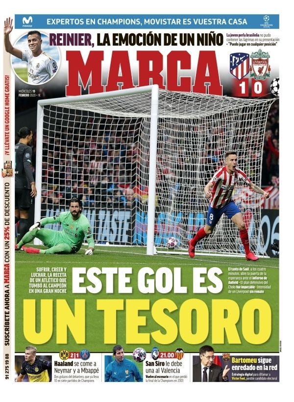 Marca 19 Feb newspapers