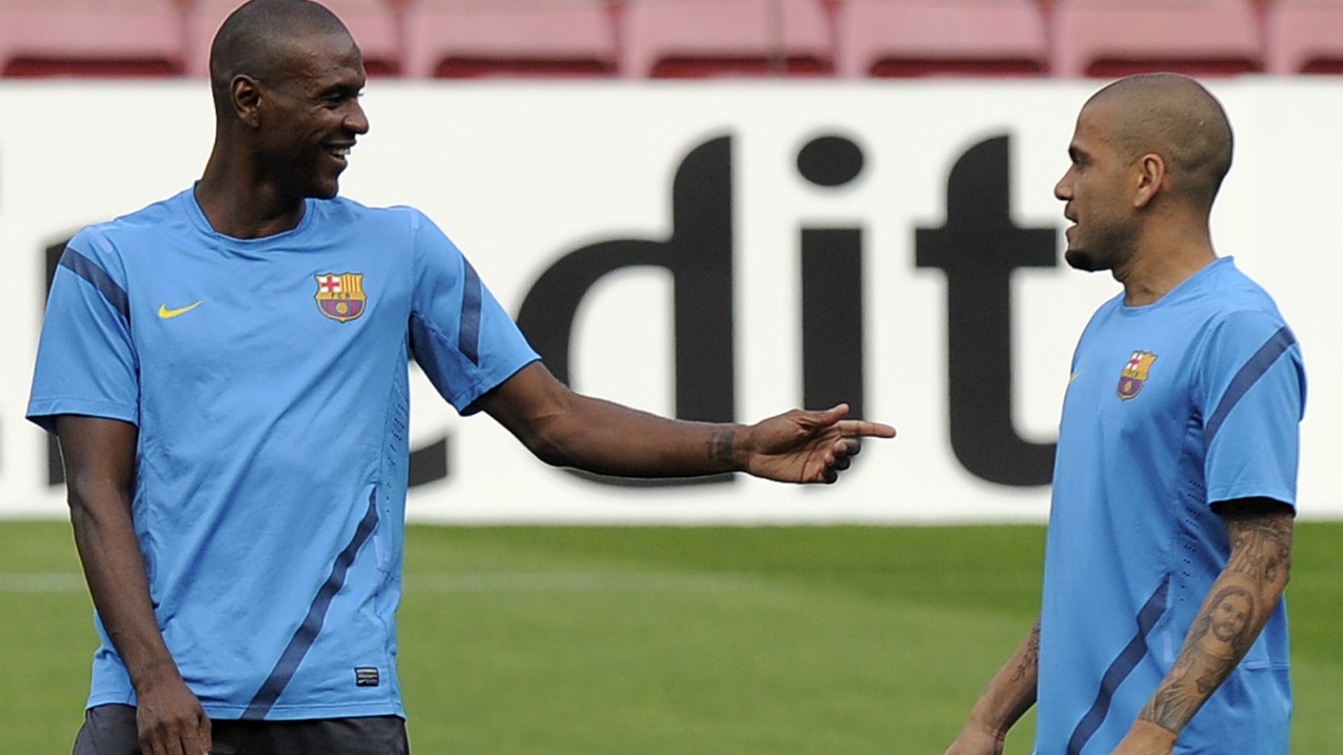 Abidal Dani Alves Barcelona