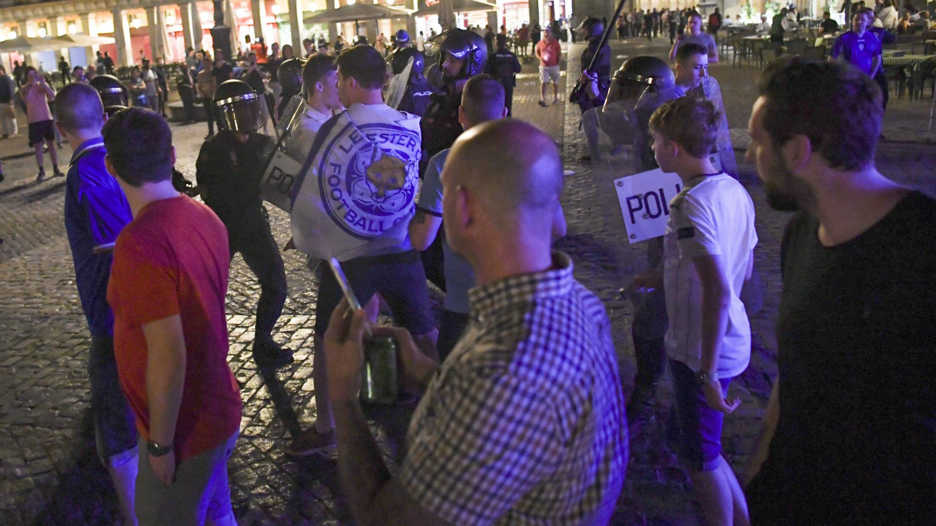 Atletico-Leicester police