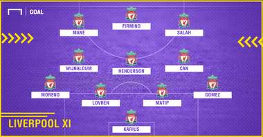 GFX Info Arsenal XI vs Liverpool 27082017