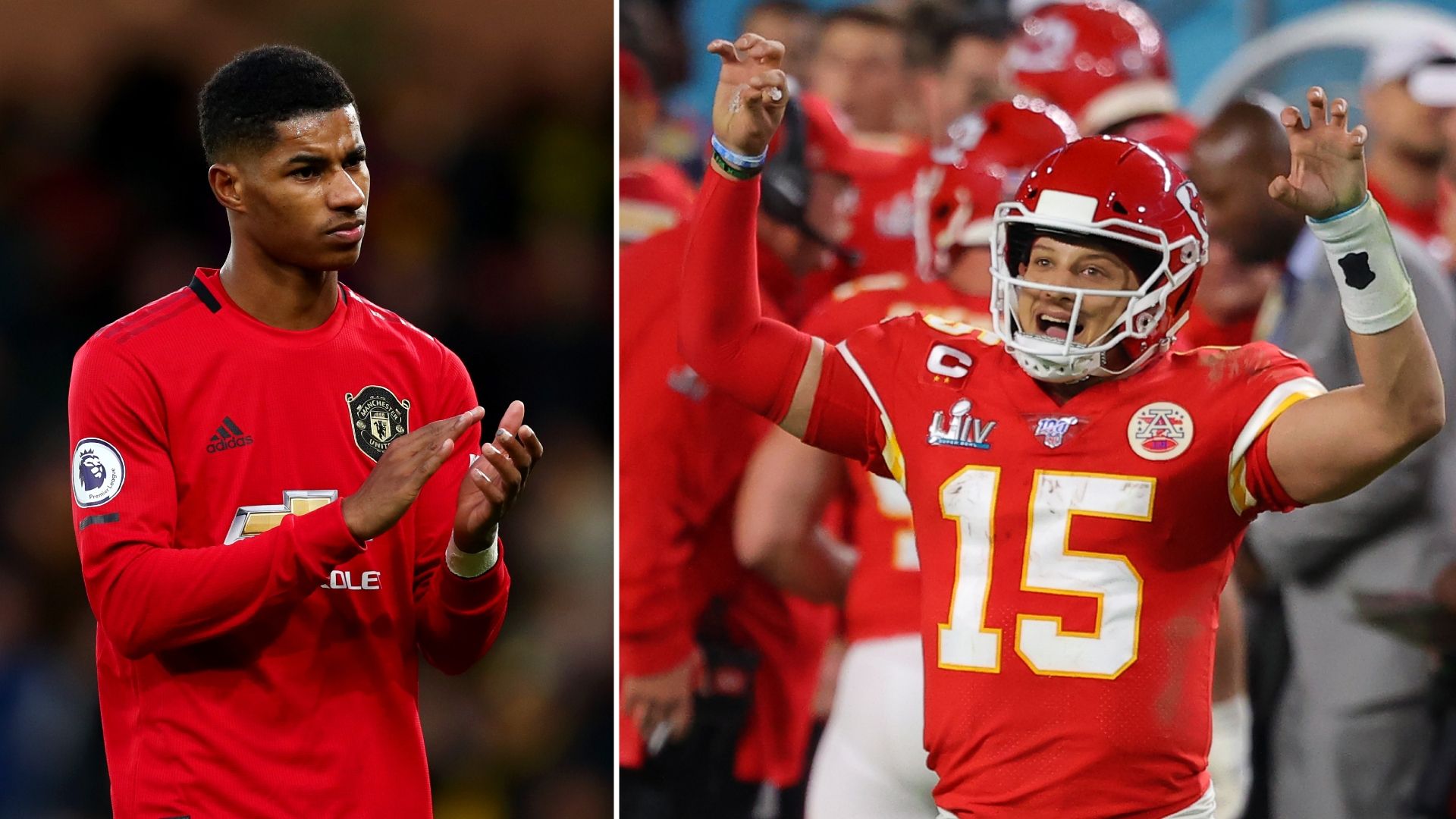 Rashford/Mahomes Super Bowl split