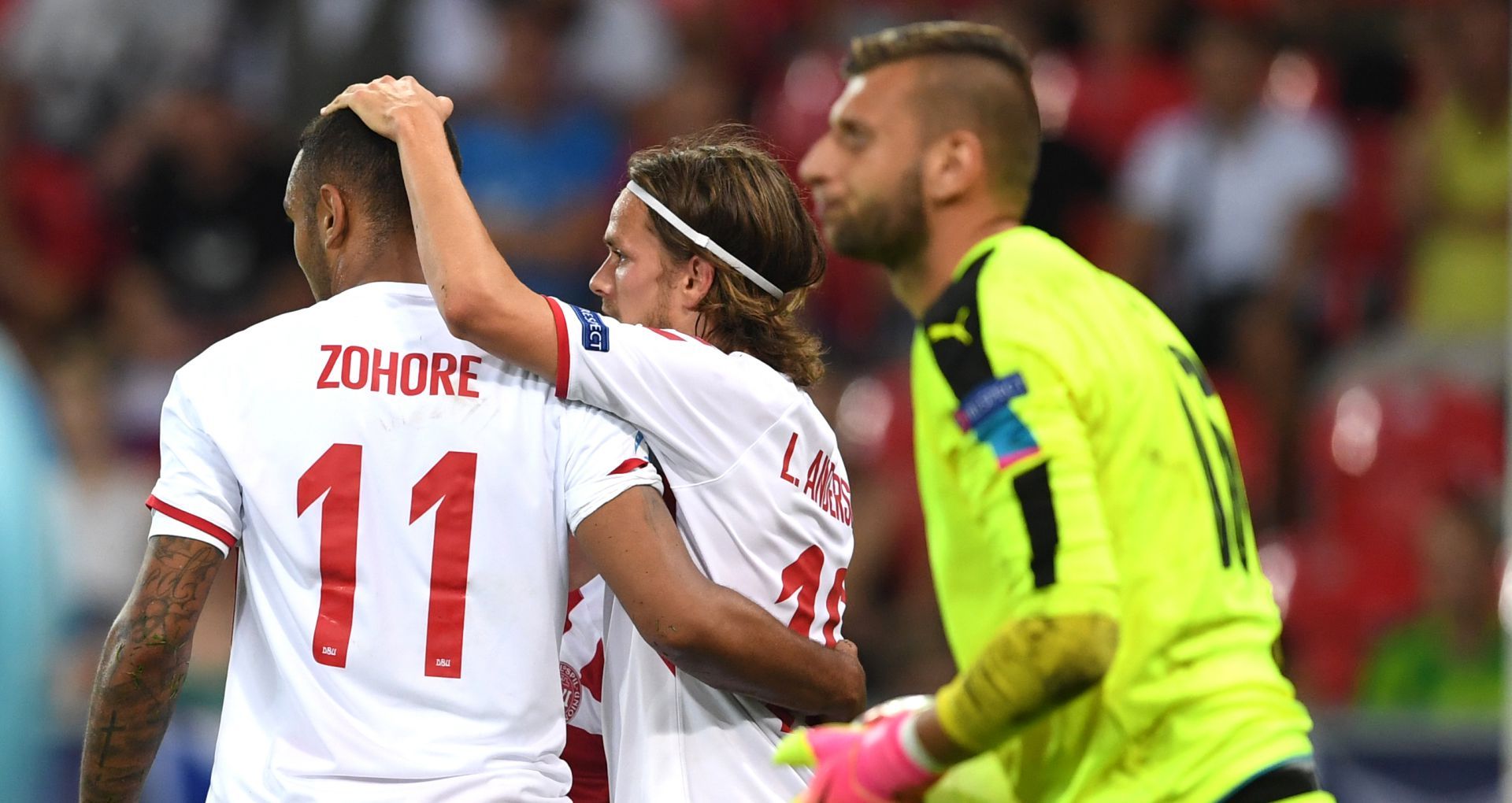 Kenneth Zohore Czech Republic Denmark UEFA U21 Championship