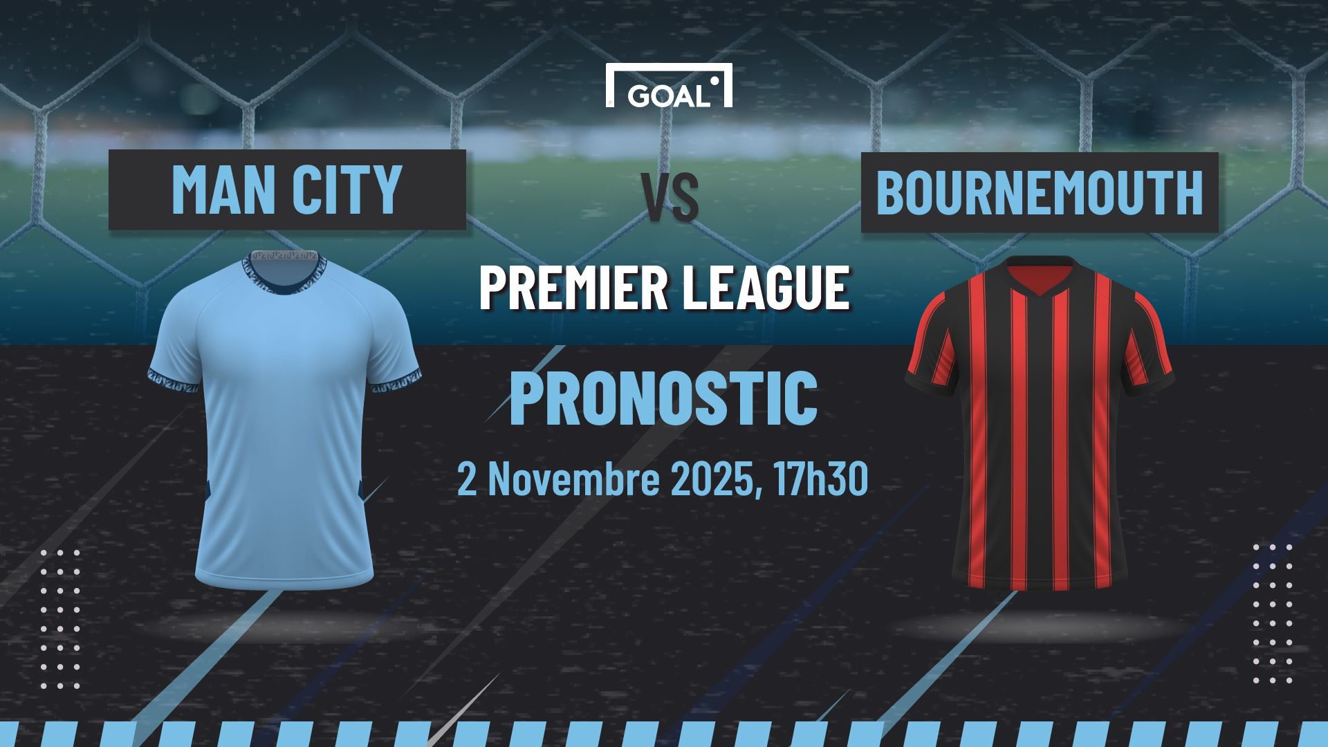 Pronostic Man City vs Bournemouth