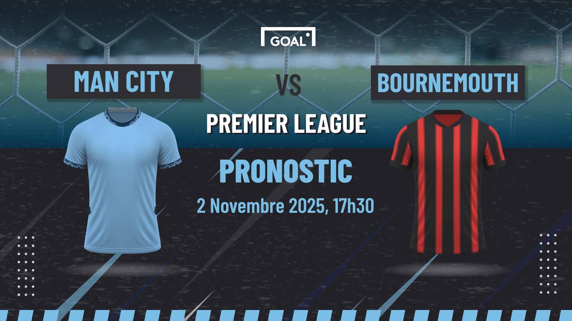 Pronostic Man City vs Bournemouth
