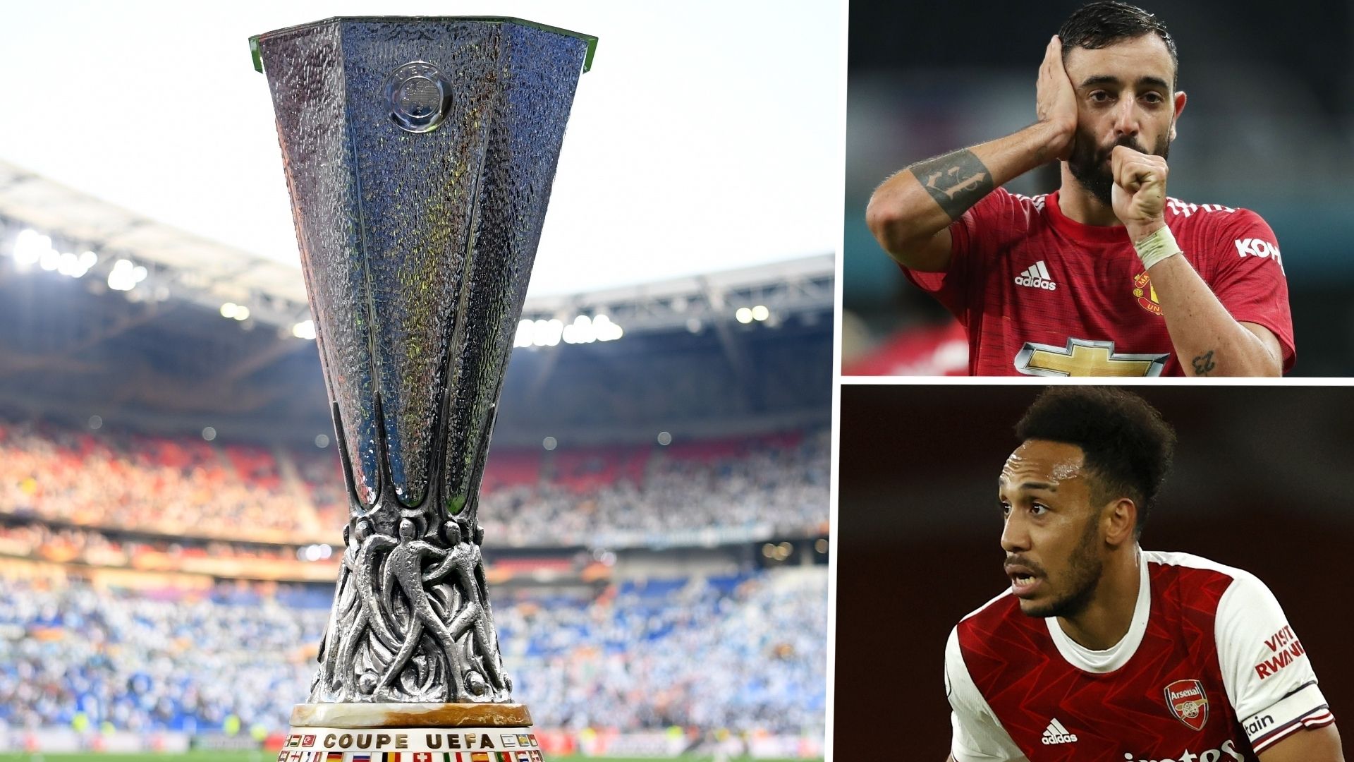 Europa League Bruno Fernandes Manchester United Pierre-Emerick Aubameyang Arsenal 2020-21