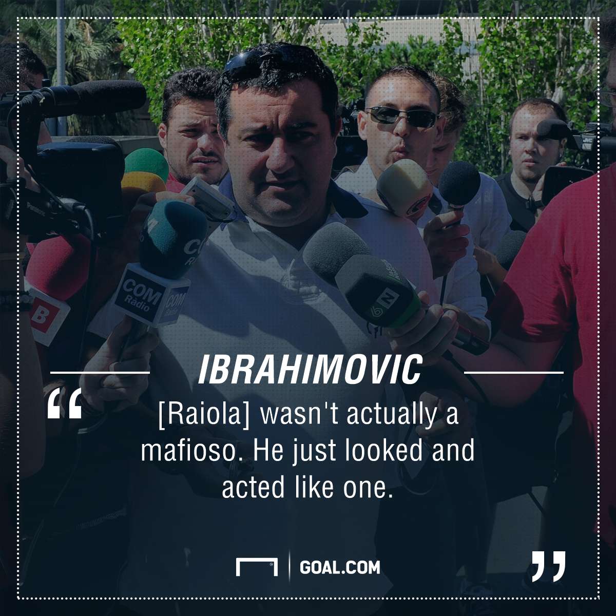 Zlatan Ibrahimovic Mino Raiola PS