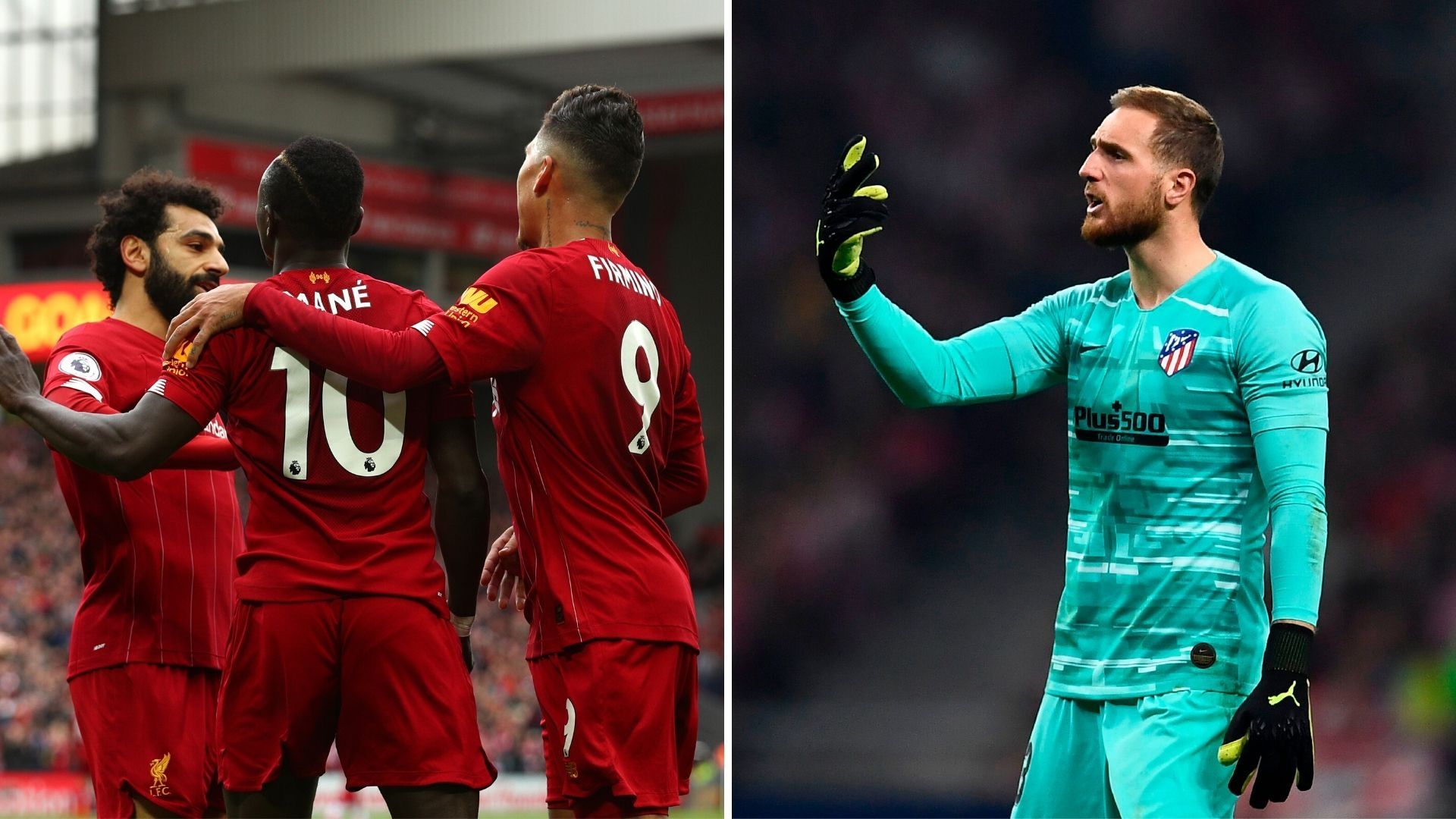 Salah, Mané y Firmino contra Oblak, Liverpool y Atlético de Madrid