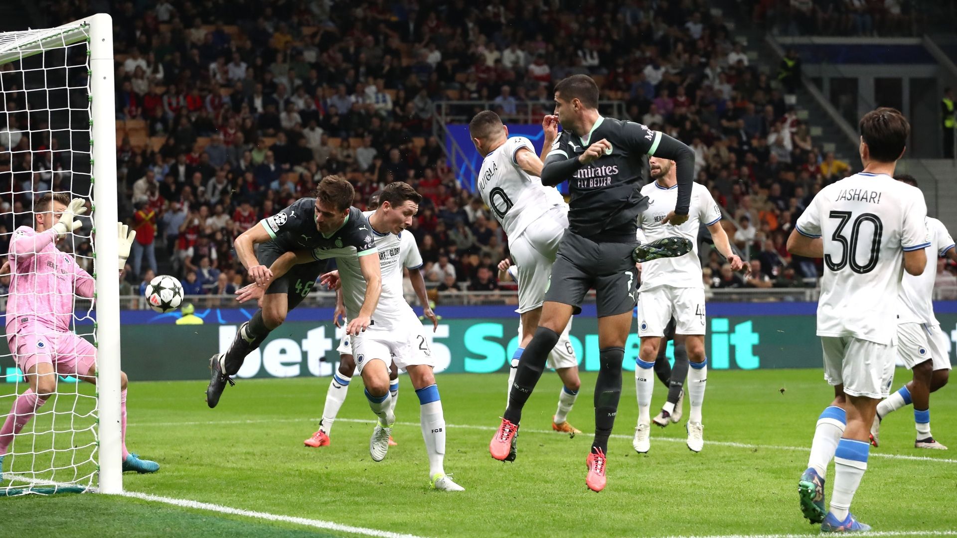 Christian Pulisic goal Milan Brugge 22102024