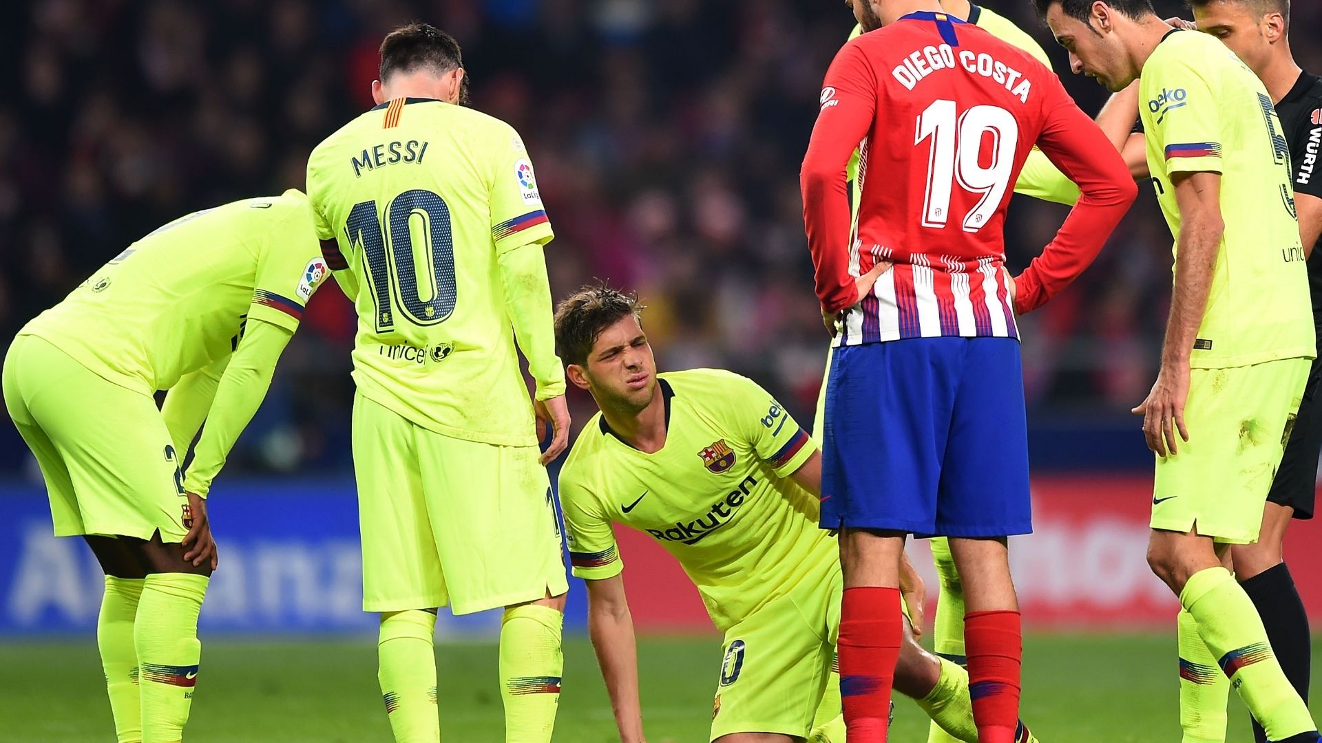 Barcelona, Sergi Roberto injury