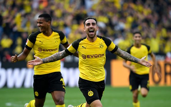 Paco Alcacer BVB Augsburg