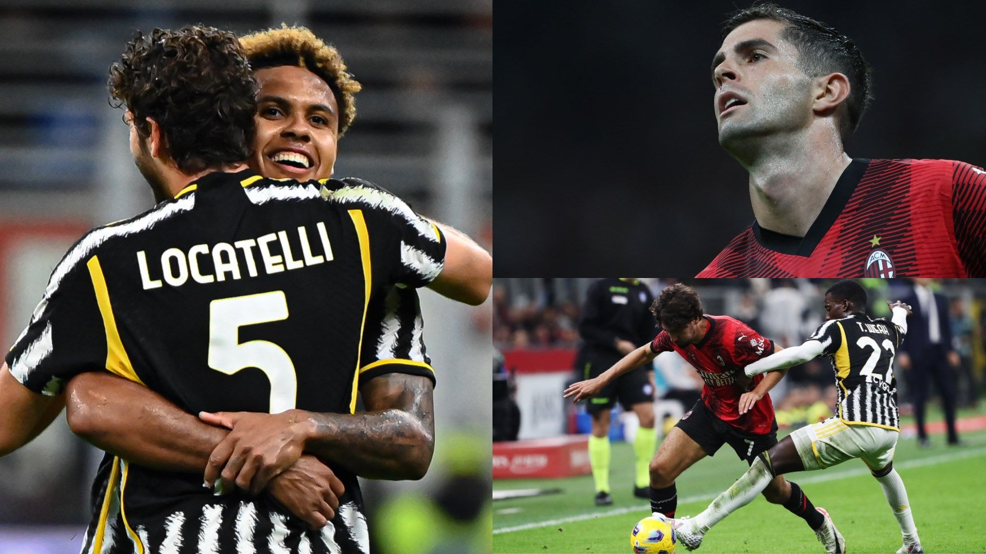 McKennie-Pulisic-Weah-Milan-Juventus