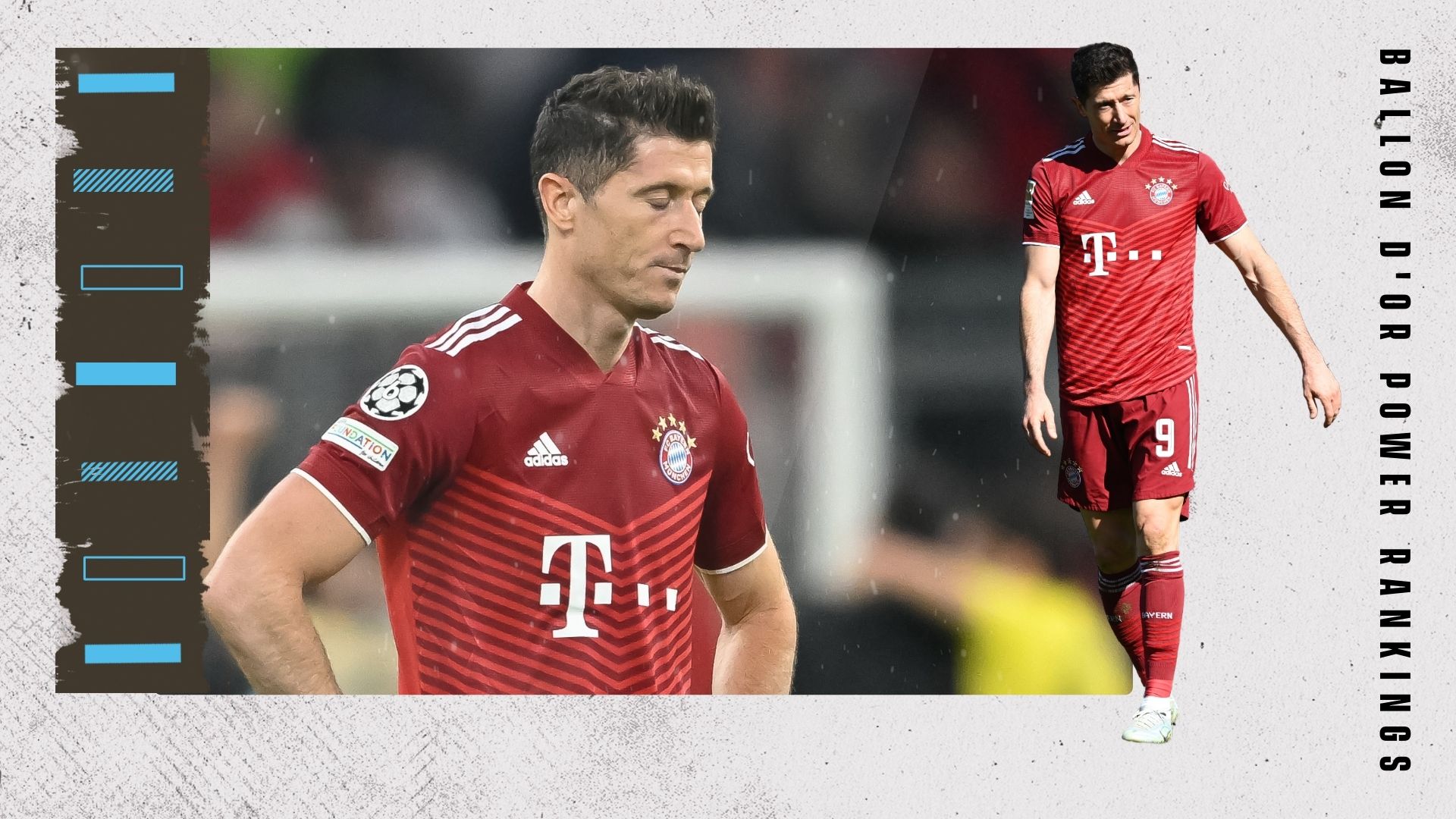 Robert Lewandowski Ballon d'Or Rankings GFX