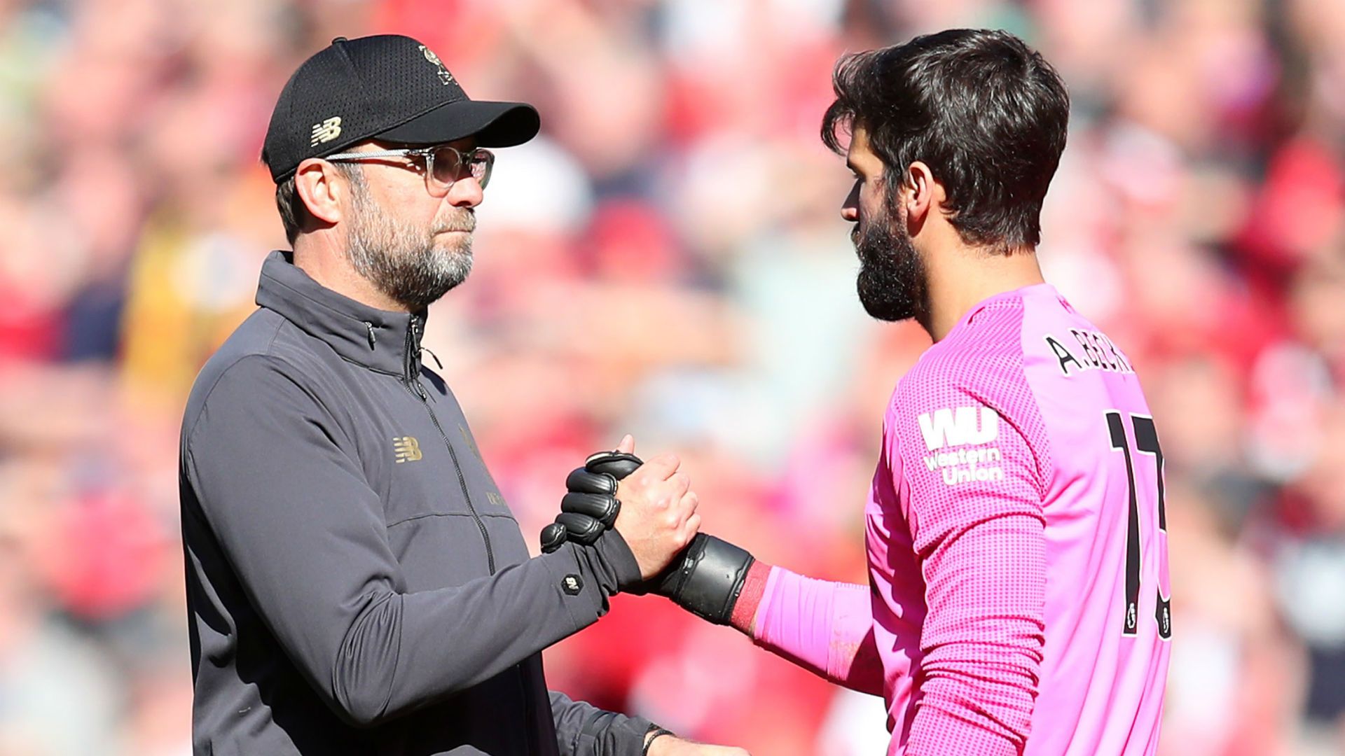 Jurgen Klopp Alisson Becker Liverpool Wolves
