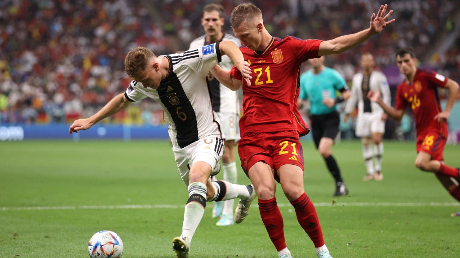 Joshua Kimmich Dani Olmo España Alemania Qatar 2022