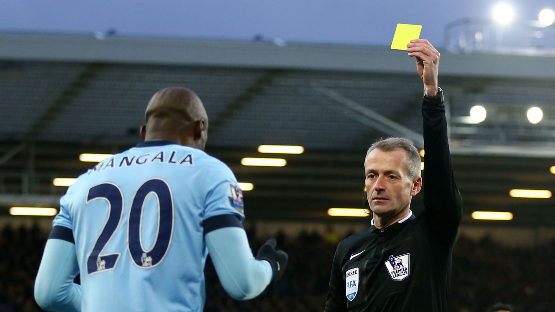 Eliaquim Mangala Premier League Everton v Manchester City