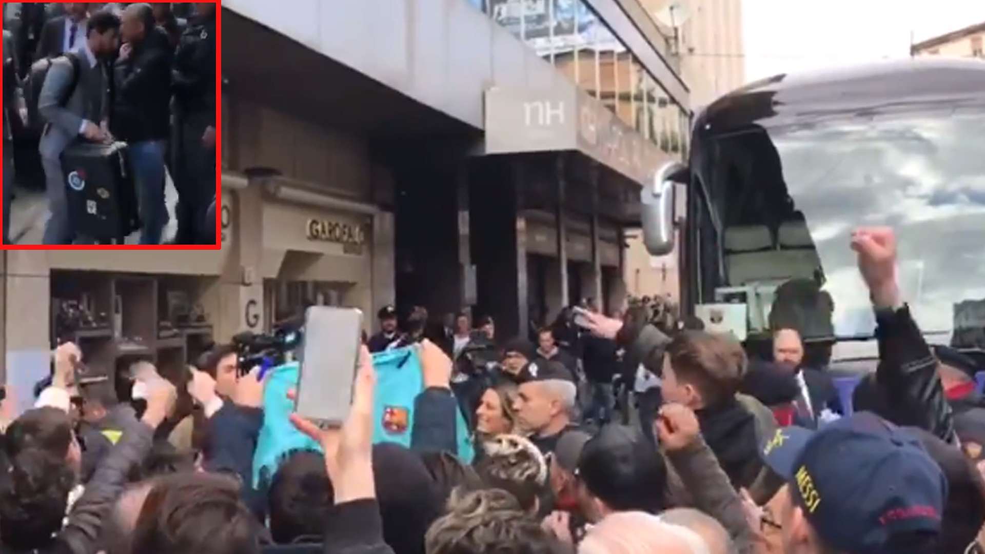 Messi en Nápoles