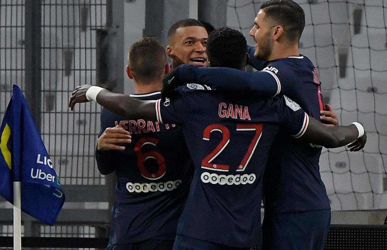 Kylian Mbappe Marseille PSG Ligue 1 07022021