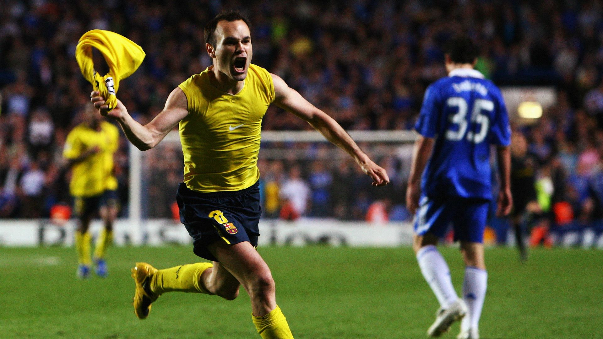 Andres Iniesta Barcelona Chelsea Champions League 06052009