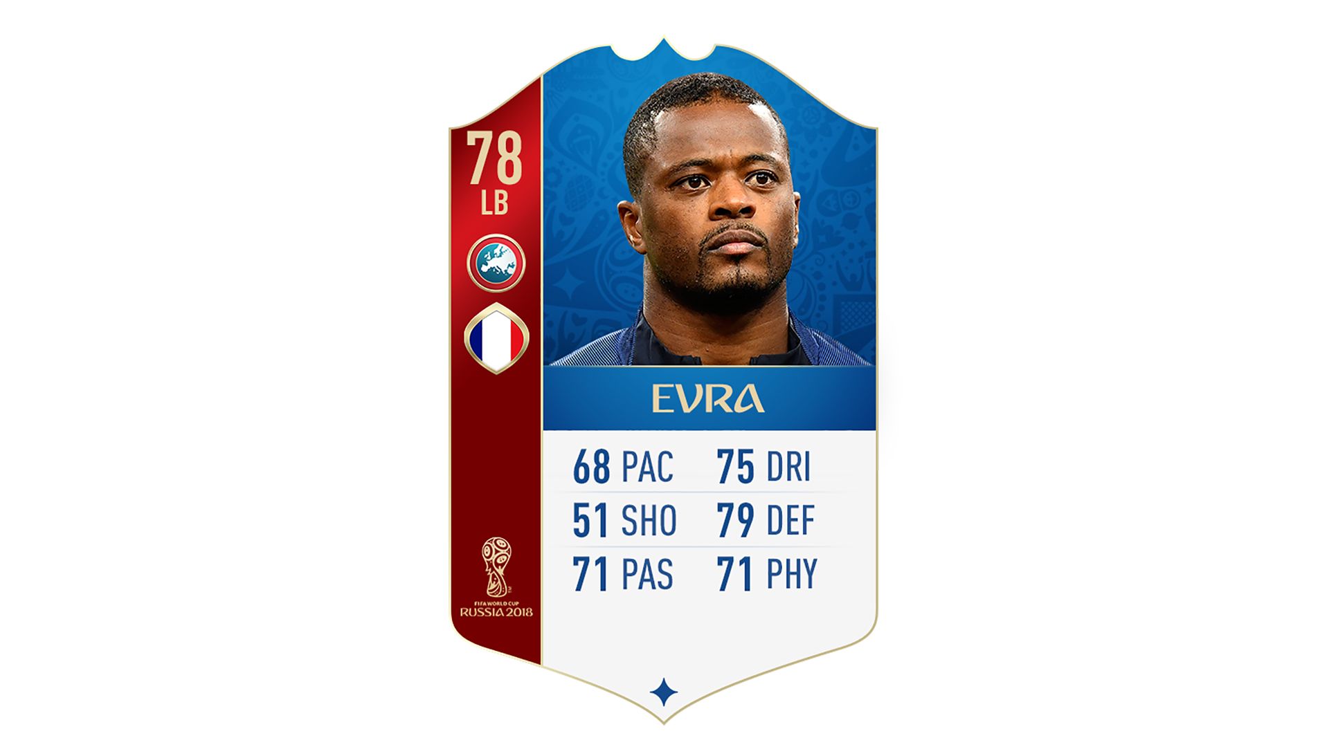 FIFA 18 World Cup France Evra