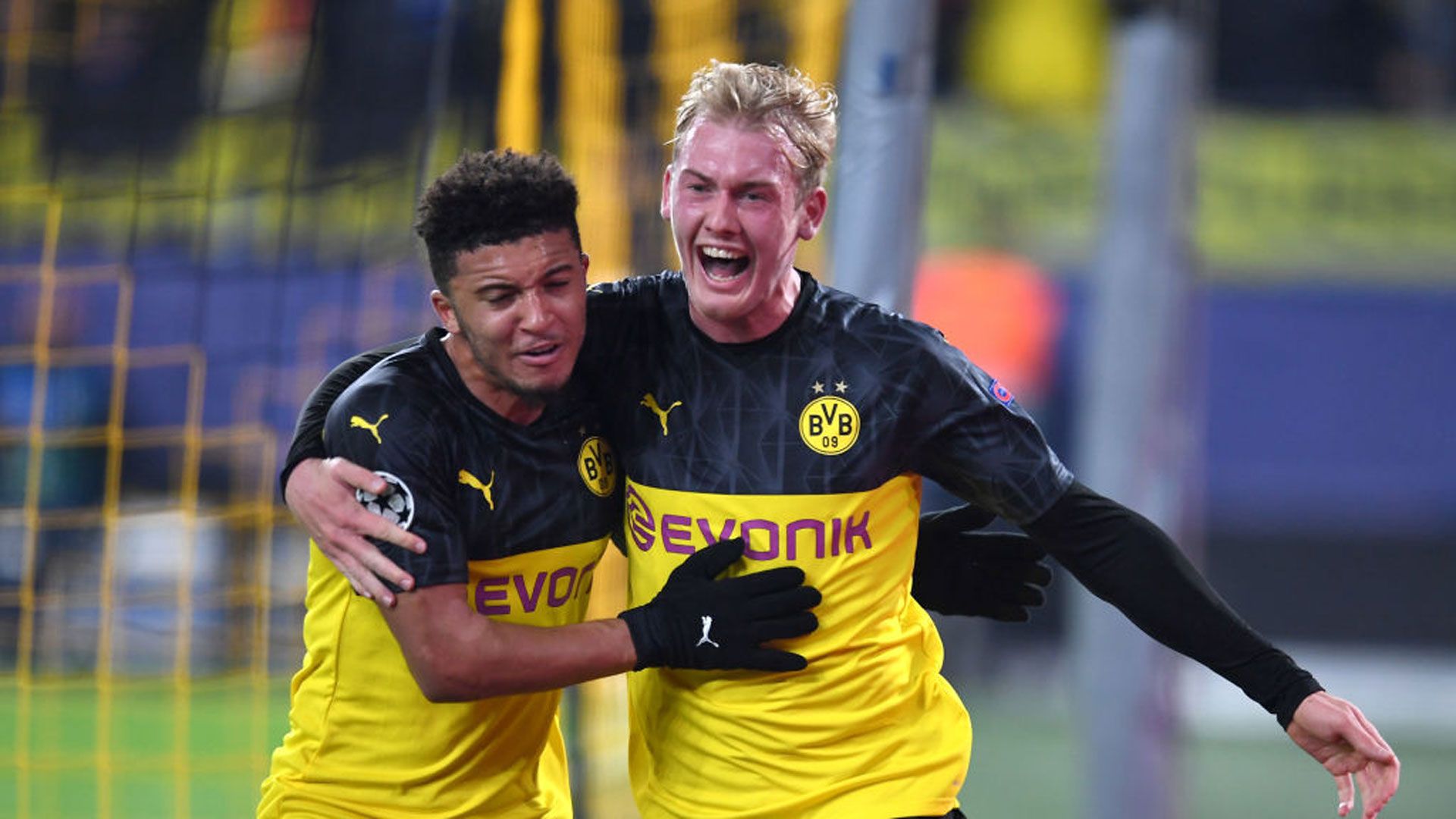 Jadon Sancho Julian Brandt BVB Borussia Dortmund Champions League 05112019