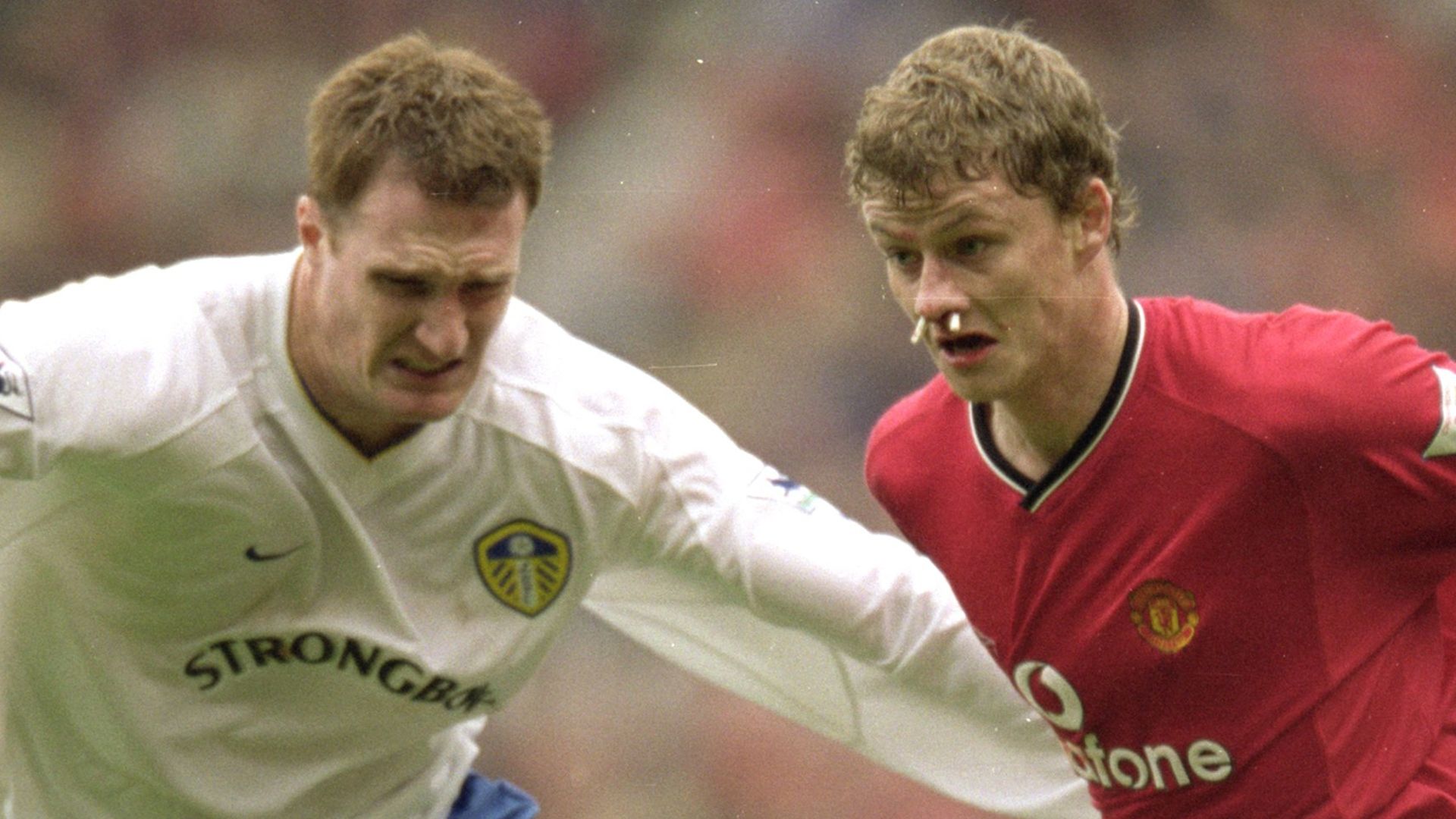 Leeds United Manchester United Danny Hay Ole Gunnar Solskjaer 2000