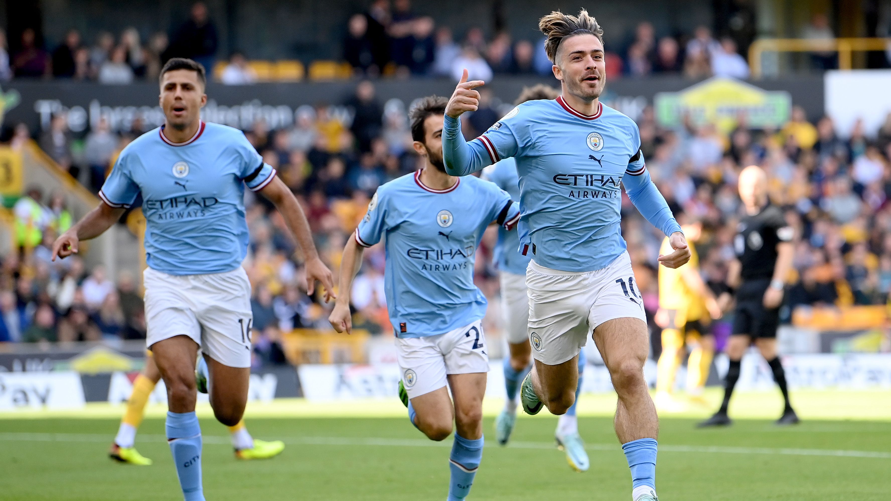 Jack Grealish Manchester City Wolves 2022-23