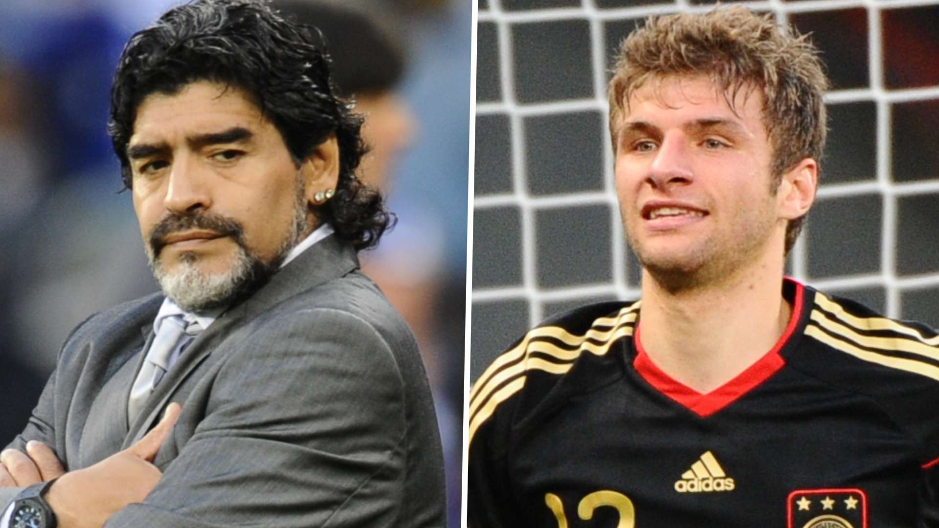 Diego Arrmando Maradona Thomas Müller mix