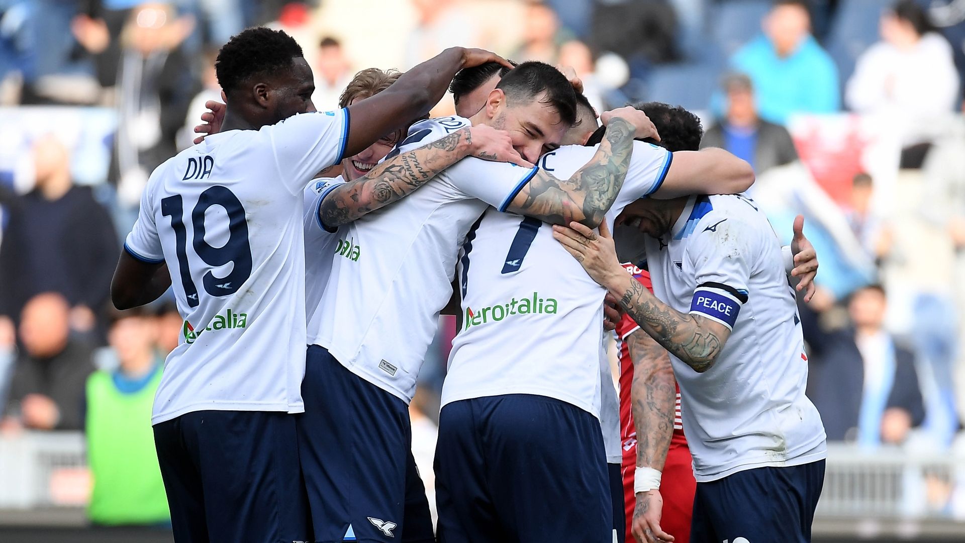 Lazio esultanza 2025