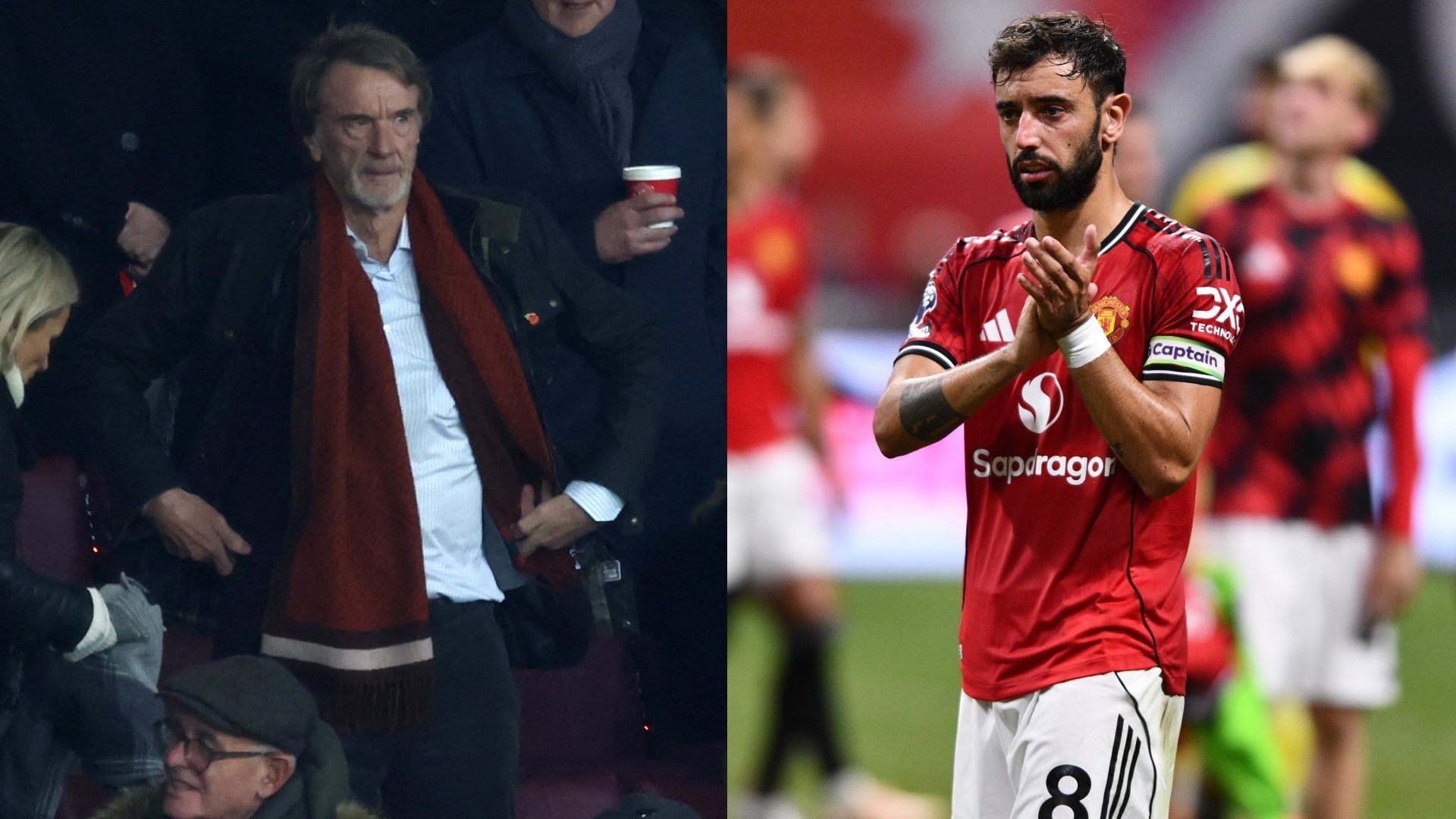 Sir Jim Ratcliffe Bruno Fernandes Man Utd