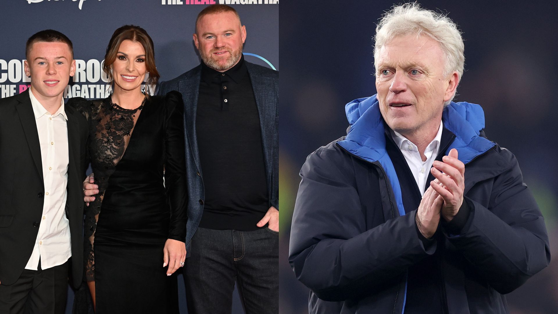 Kai Rooney Wayne Coleen David Moyes Everton