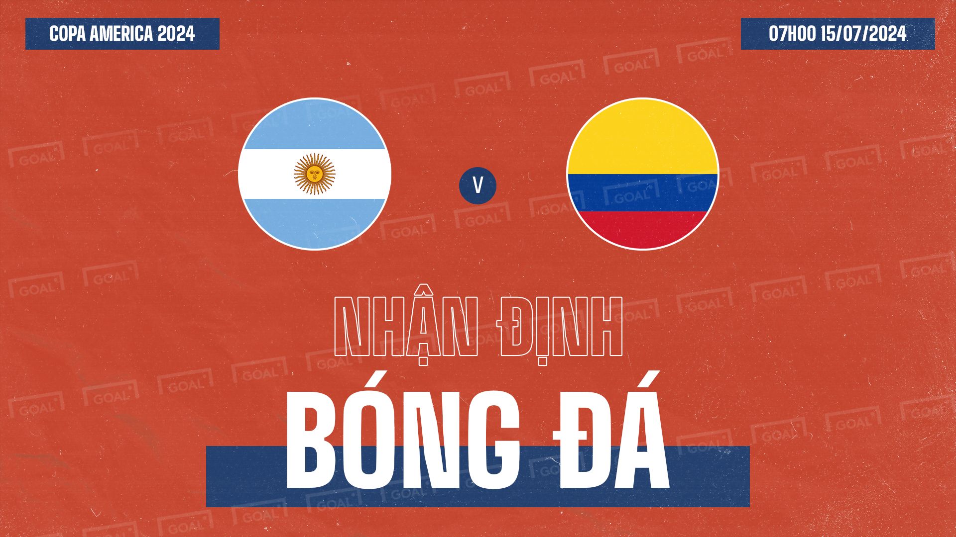 Argentina vs Colombia Copa America final GFX