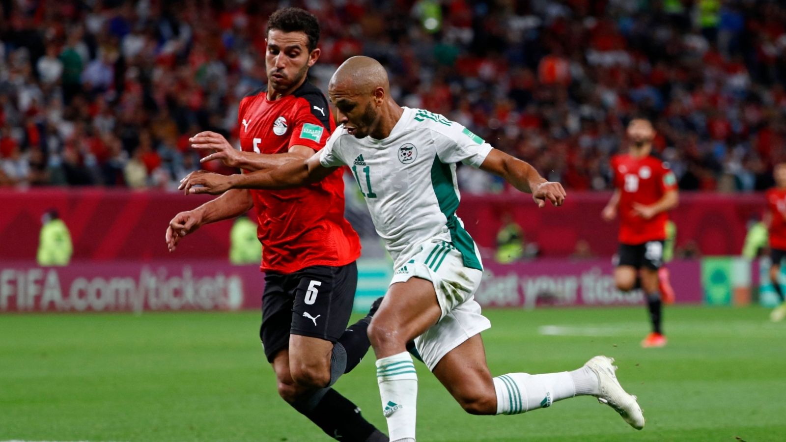 Hamdi Fathi Yacine Brahimi Egypt Algeria Arab cup 07.12.2021