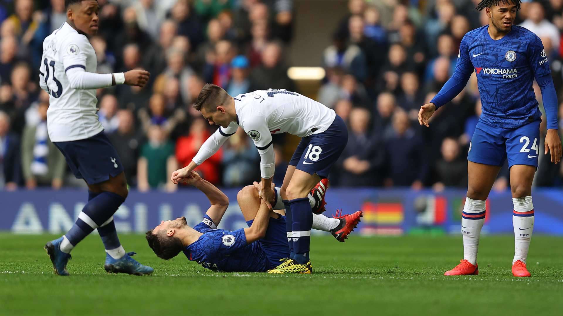 2020-02-23 Giovani Lo Celso Cesar Azpilicueta