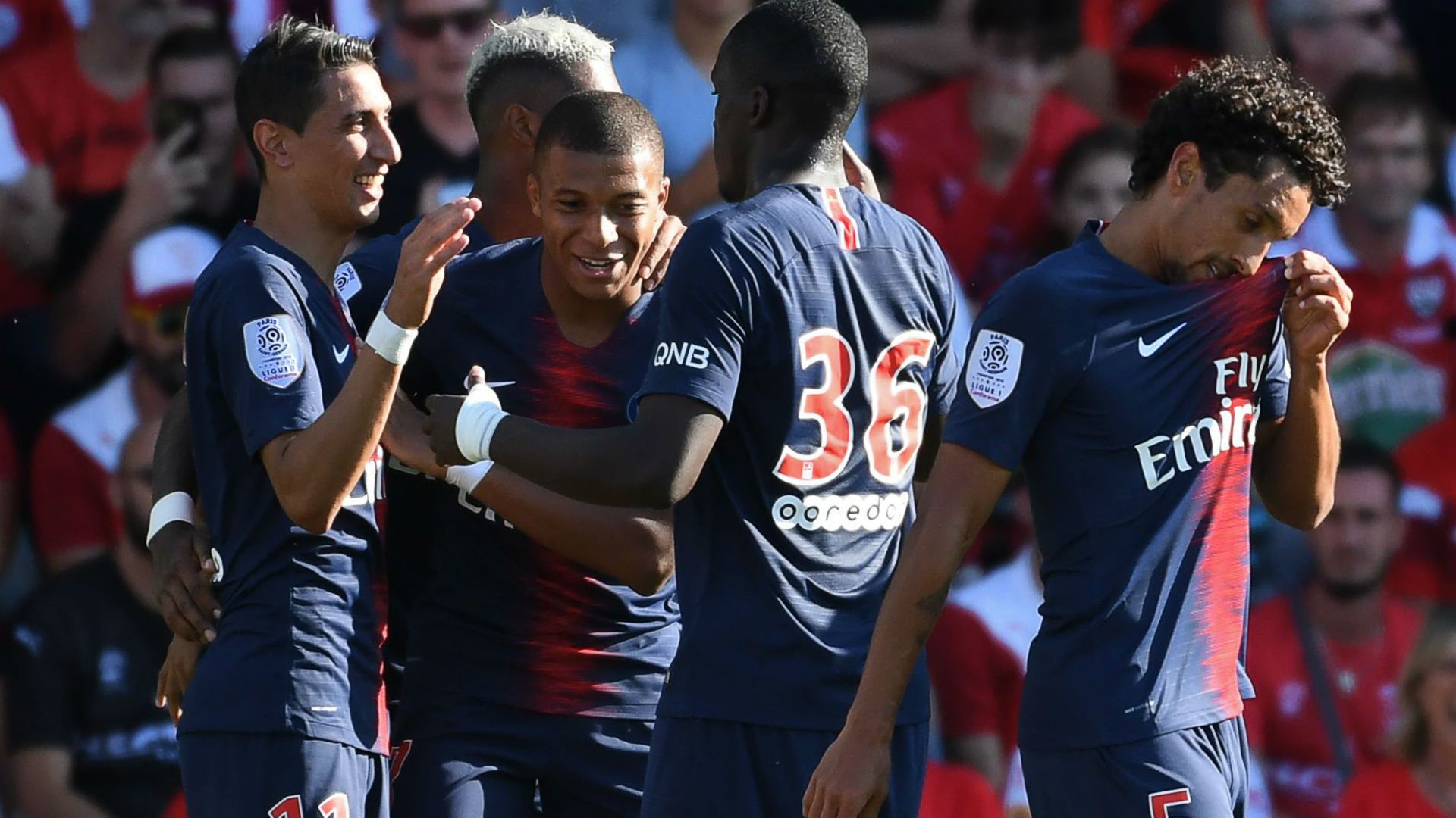 Kylian Mbappe Nimes PSG Ligue 1 01092018